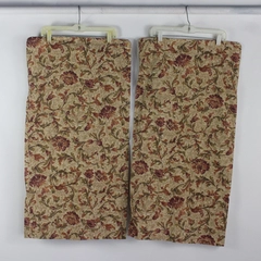 Set of 2 VTG Springs Floral King Size Cotton Pillowcases 20" x 36"