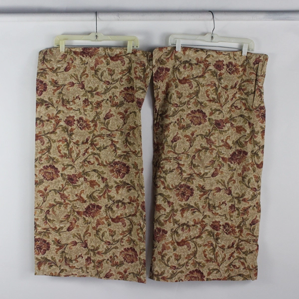 Set of 2 VTG Springs Floral King Size Cotton Pillowcases 20" x 36"