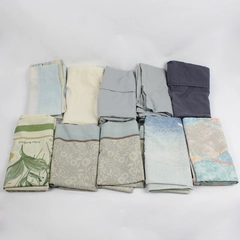 Lot of 10  Pillowcases Plain and Patterned King DIY Fabric Upcycling