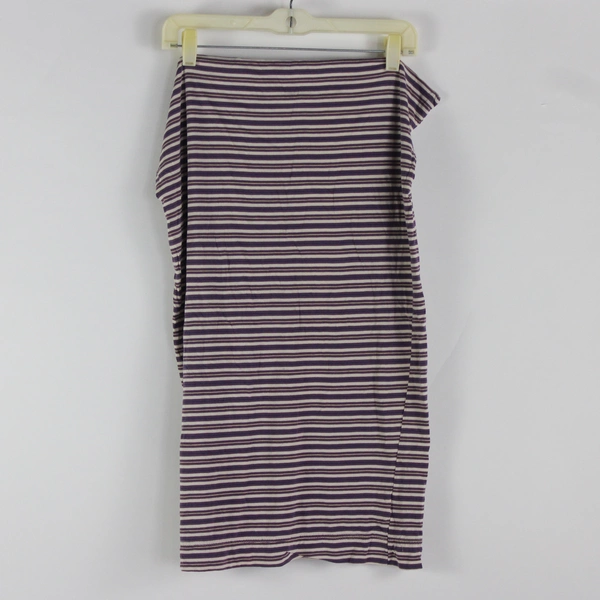 Set of 2 HD Designs Purple Blue Yellow Striped Standard Pillowcases FLAW