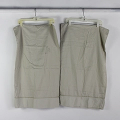 Set of 2 Wamsutta Elite Sateen Beige Combed Cotton Queen Pillowcases FLAW