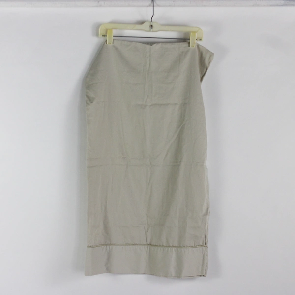 Set of 2 Wamsutta Elite Sateen Beige Combed Cotton Queen Pillowcases FLAW