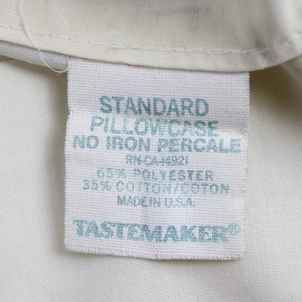 Vintage MCM Tastemaker Floral Print Standard Pillowcase 20" x 30" FLAWED