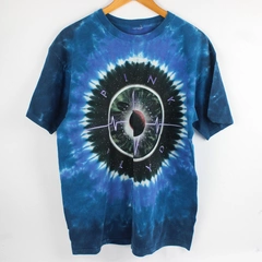 Pink Floyd Unisex L/XL Blue Tie Dye T Shirt