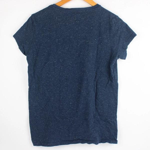 Disney Parks Authentic Juniors XL Blue Sparkly Mickey and Minnie Shirt