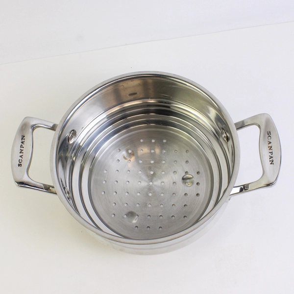 SCANPAN Colander Strainer Basic Deep Stainless Steel
