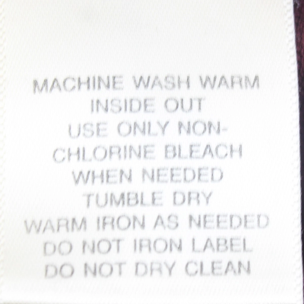 St. John's Bay Men's XL Burgundy Sueded Jersey Long Sleeve Shirt