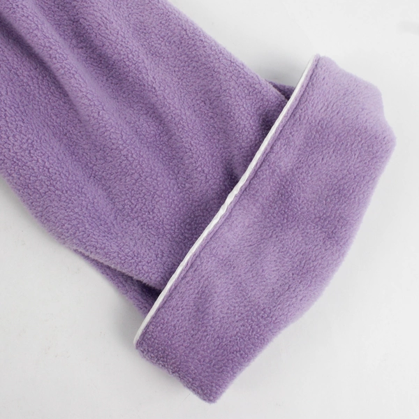 Norm Thompson Women's L/P Lavender and White Trim Long Belted Robe