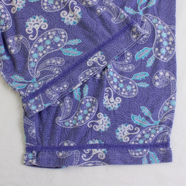 Cool Girl Purple Paisley Pajama Pants Women's Size 1X