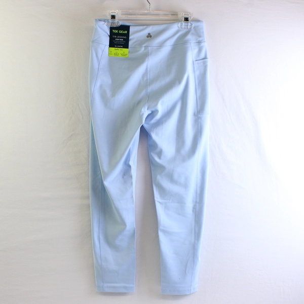 NWT Tek Gear Soft Tek Baby Blue High Rise 7/8 Leggings Women's Size XL 14/16