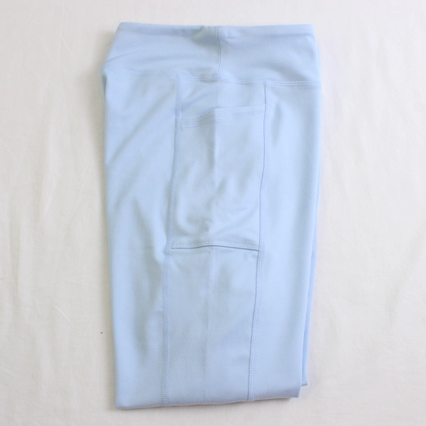 NWT Tek Gear Soft Tek Baby Blue High Rise 7/8 Leggings Women's Size XL 14/16