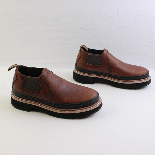 Chinook Footwear Workhorse Romeo Boot Brown Slip On Men's Size 8.5
