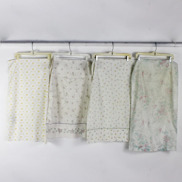 Lot of 10 Floral Patterned Standard Pillowcases DIY Fabric Upcycling
