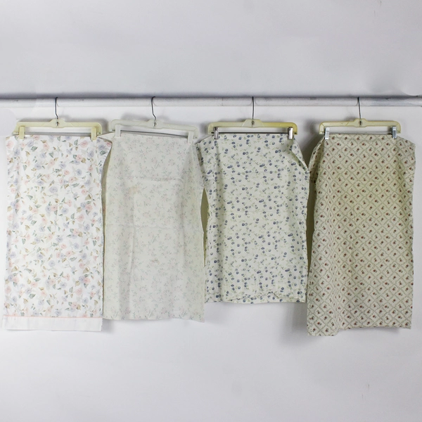 Lot of 10 Floral Patterned Standard Pillowcases DIY Fabric Upcycling