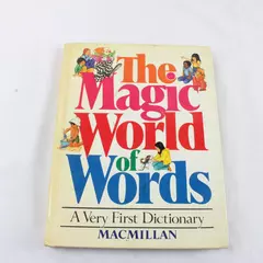 The Magic World of Words 1977 First Dictionary Hardcover Vintage