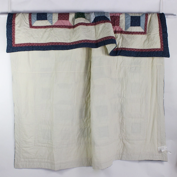 3 Piece Caress Handcrafted Cotton Face Queen Quilt Set Spools