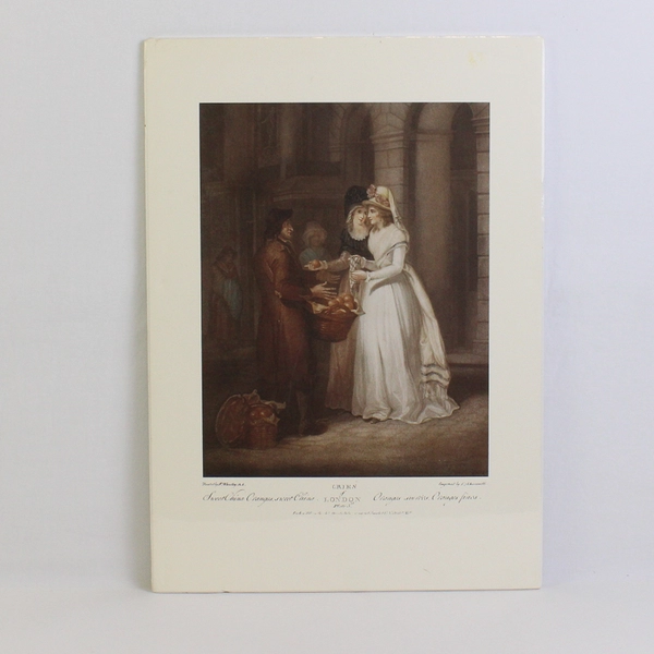 Francis Wheatley Cries of London Sweet China Oranges Vintage Engraving Reprint