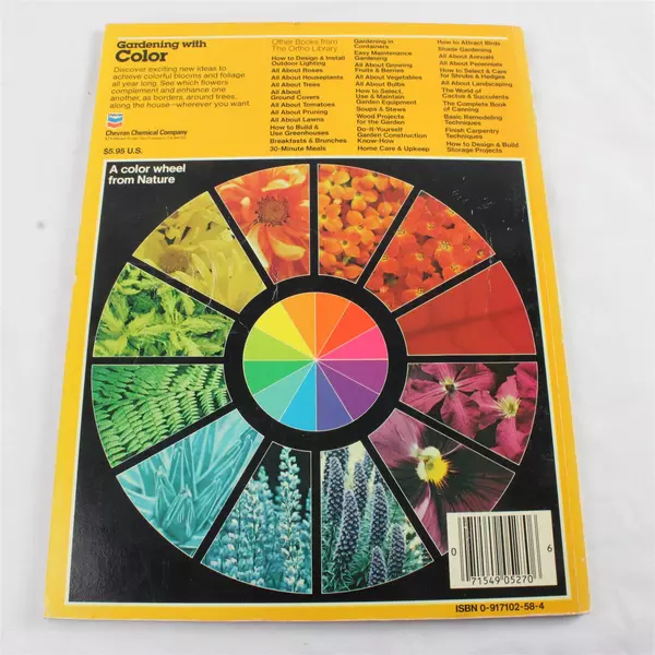 Gardening with Color by Robert L. Lacopi Ortho Books 1977 Paperback