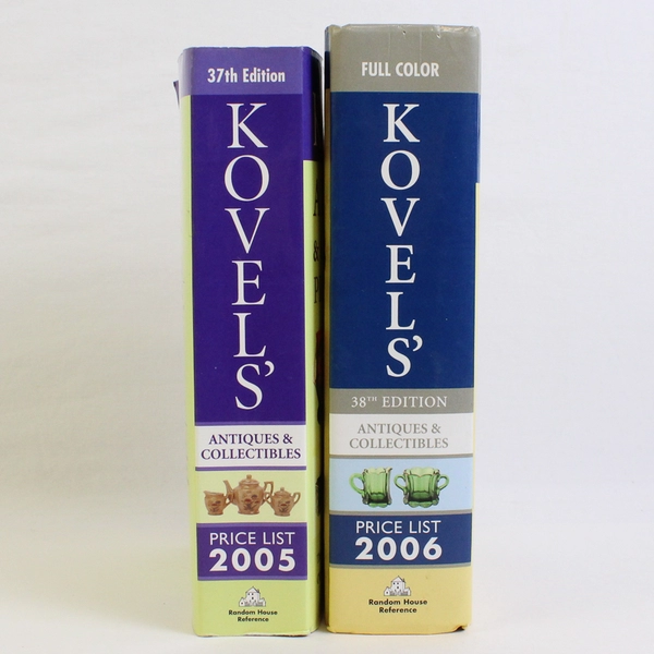 Lot Of 2 Kovels Books Antiques & Collectibles Price List Guide: 2005 PB, 2006 HC