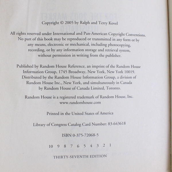 Lot Of 2 Kovels Books Antiques & Collectibles Price List Guide: 2005 PB, 2006 HC