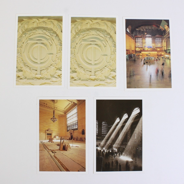 Grand Central Commemorative 5 Postcard Set October 1998 MTA New York City