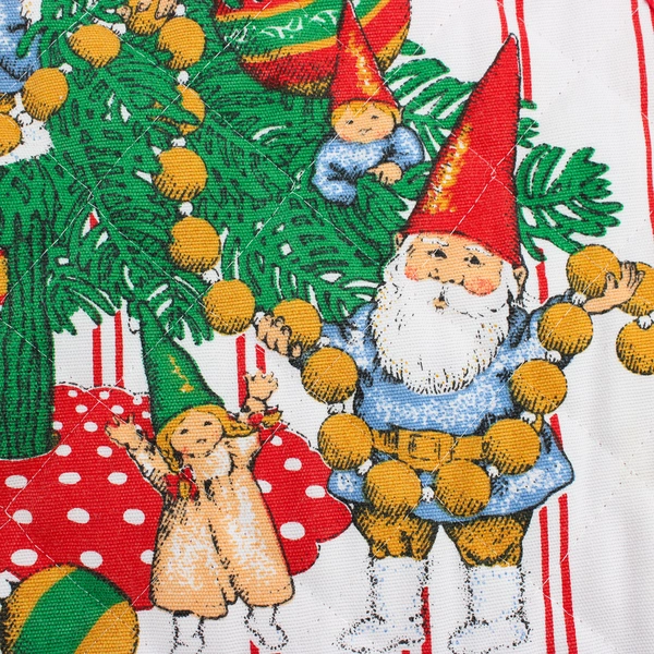 Lot of 6 VTG 1979 Unieboek Christmas Gnome Placemats FLAWED