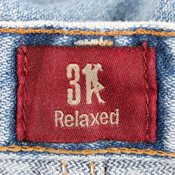 Wrangler Men’s 42x32 Light Wash Relaxed Straight Fit Denim Jeans