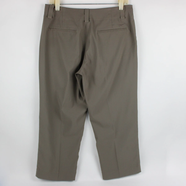 Nike Women's 6P Beige Golf Dri-Fit Cropped Capris Pants