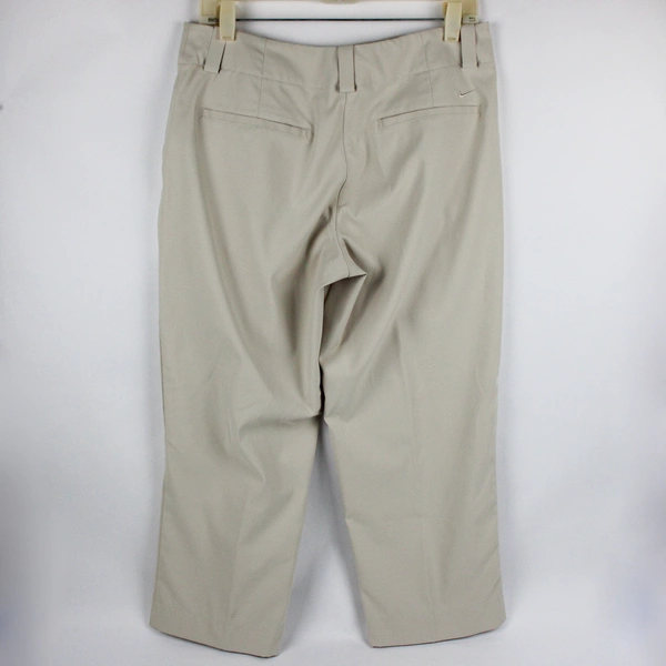 Nike Women's 8 Tan Golf Dri-Fit Tapered Leg Capris