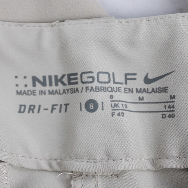 Nike Women's 8 Tan Golf Dri-Fit Tapered Leg Capris