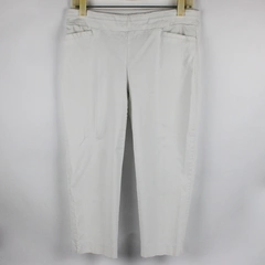 Apt. 9 Women's 10P White Mid Rise Pull-On Capri Pants