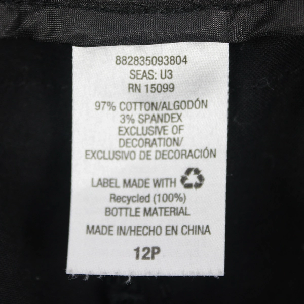 Covington Petite Women's 12P Black Capris