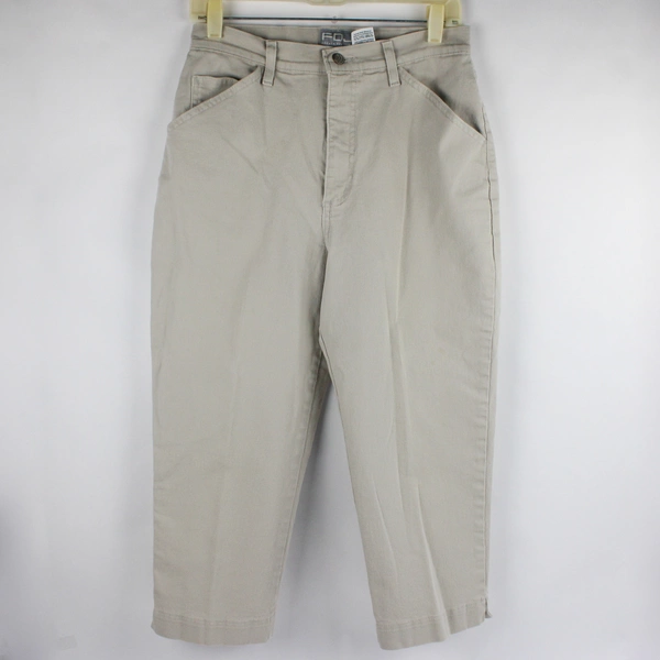 FDJ French Dressing Women's 10 Tan Denim Capris