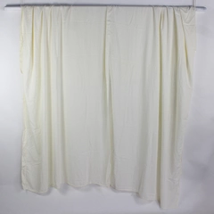 King Flat Bed Sheet Cream 110 X 110 inches 200 Count Combed Cotton