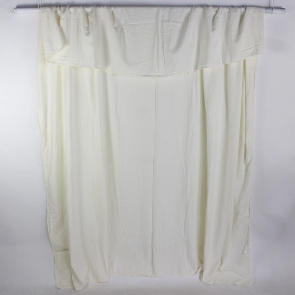 King Flat Bed Sheet Cream 110 X 110 inches 200 Count Combed Cotton