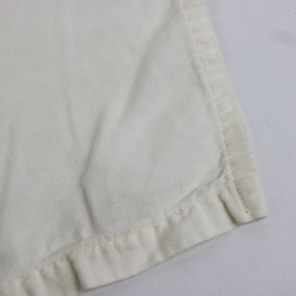 King Flat Bed Sheet Cream 110 X 110 inches 200 Count Combed Cotton