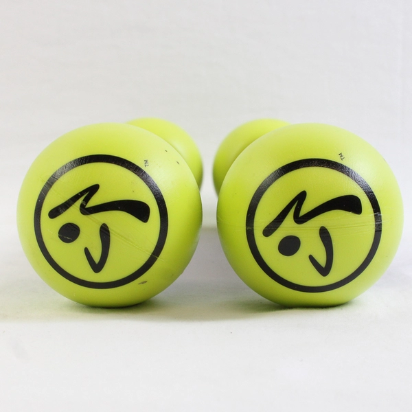 Pair of Zumba Fitness Toning Sticks 1 lb Each Maraca Sound Shake