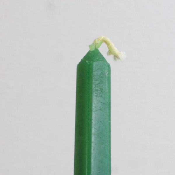 Set Of 4 Partylite 14" Tall Evergreen Color Dinner Candles Unscented U1450