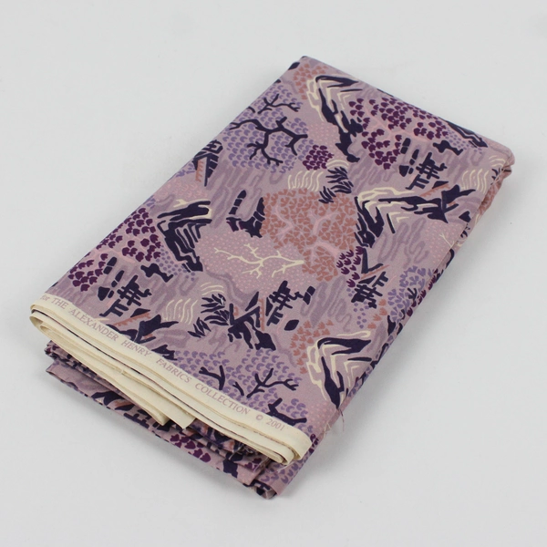 2001 Alexander Henry Fabrics Fragrance Hill 44" x 2 1/2 Yards