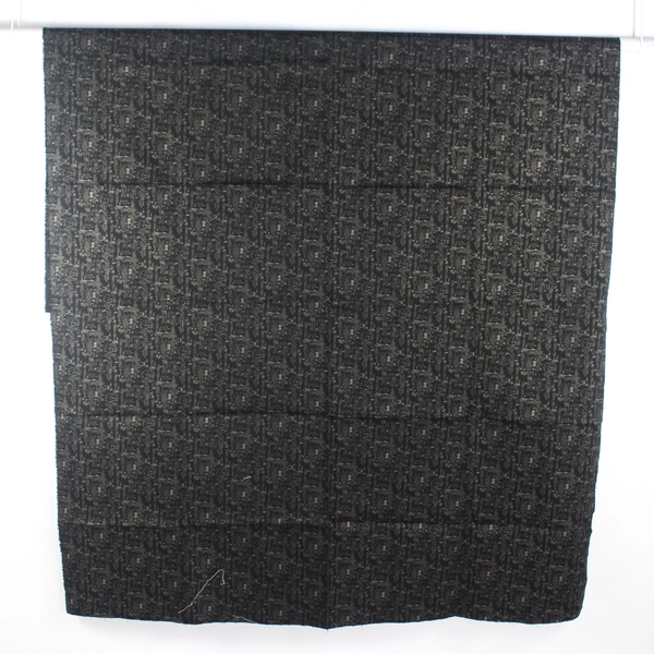 Black Hatched Quilting Fabric Remnant 58" x 2 1/2 Yards