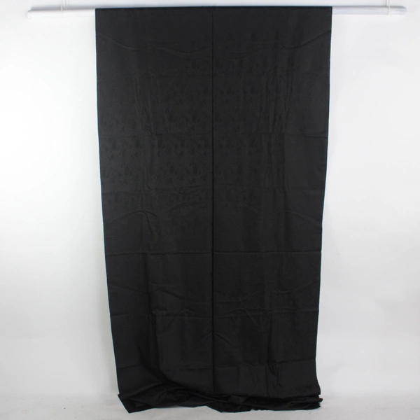 Black Damask Cotton Quilting Fabric 44" x 5 Yards