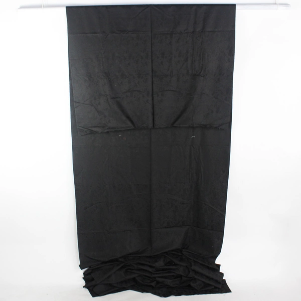 Black Damask Cotton Quilting Fabric 44" x 5 Yards