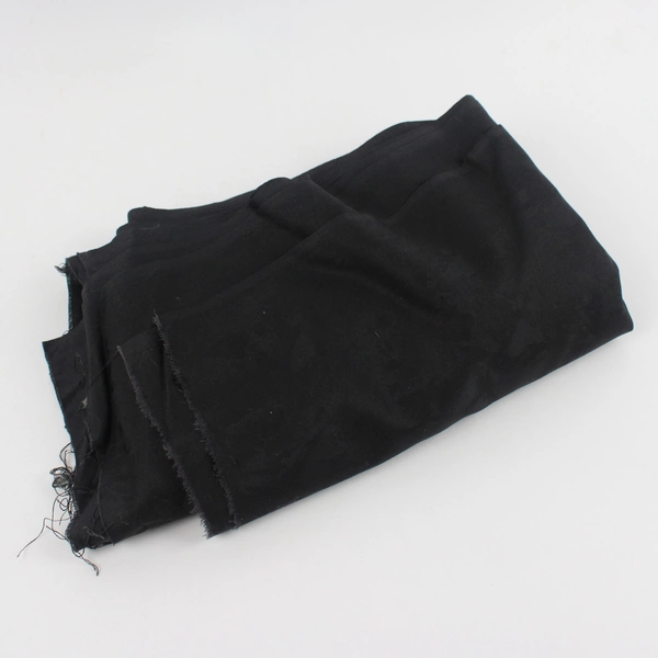 Black Damask Cotton Quilting Fabric 44" x 5 Yards