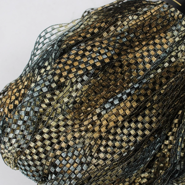 Plymouth Yarn Eros Extreme Brown and Blue Ladder Nylon 98 Yards