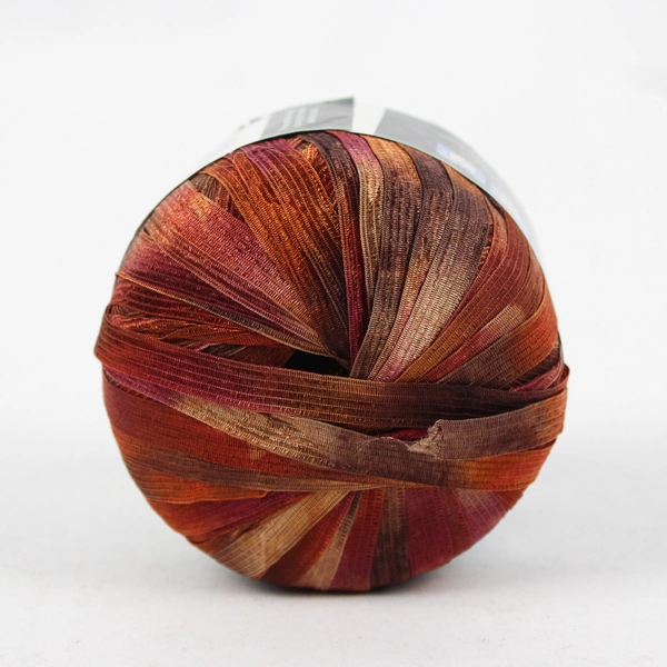 Lion Brand Autumn Leaves Nylon Ribbon Yarn 110 Yards