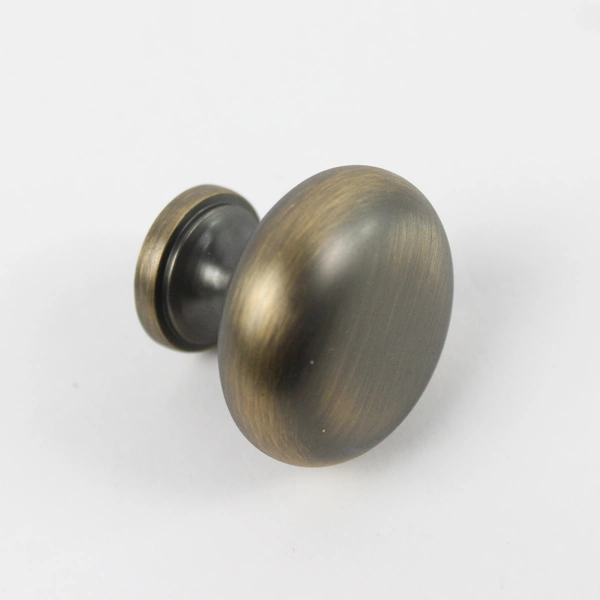 Lot of 4 Rejuvenation Cabinet Knob Massey Round 1-1/4in in Burnished Antique