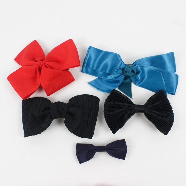 Lot of 8 Girls Hair Accessories Bows Clips Ties