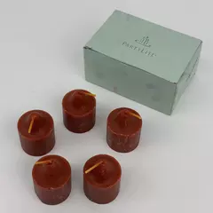 5 Party Lite Votive Candles Cinnamon Sticks V0680 With Original Box