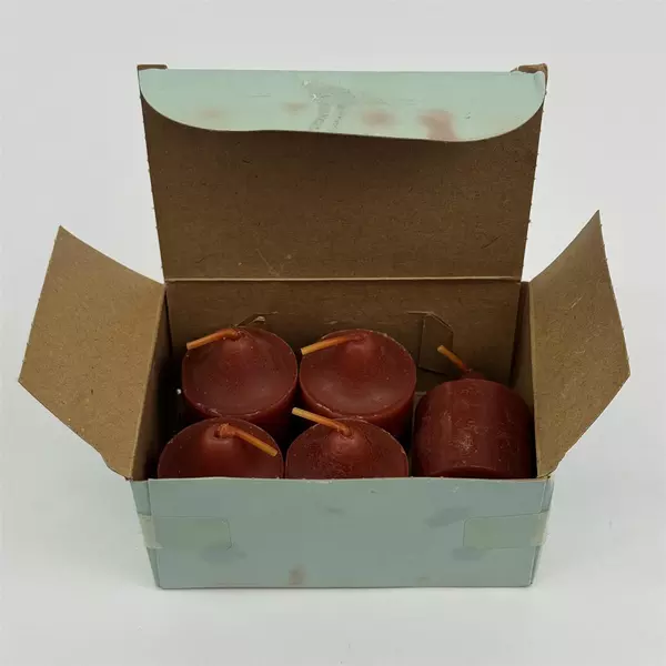 5 Party Lite Votive Candles Cinnamon Sticks V0680 With Original Box