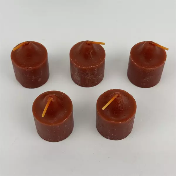 5 Party Lite Votive Candles Cinnamon Sticks V0680 With Original Box